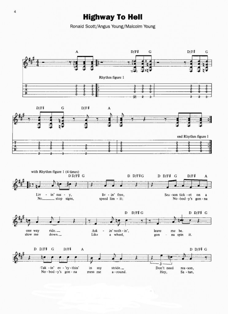 AC DC - Best Of AC DC Sheet Music (Songbook) - PageLarge
