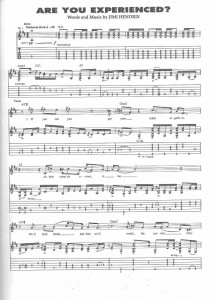 Jimi Hendrix - Are You Experienced Sheet Music (Songbook)