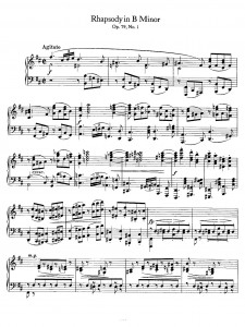 Brahms Keyboard Sheet Music for Piano